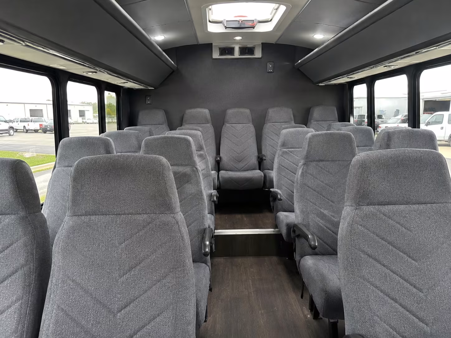 18 passenger minibus inside