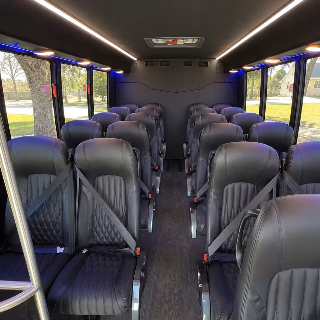 25 passenger minibus inside