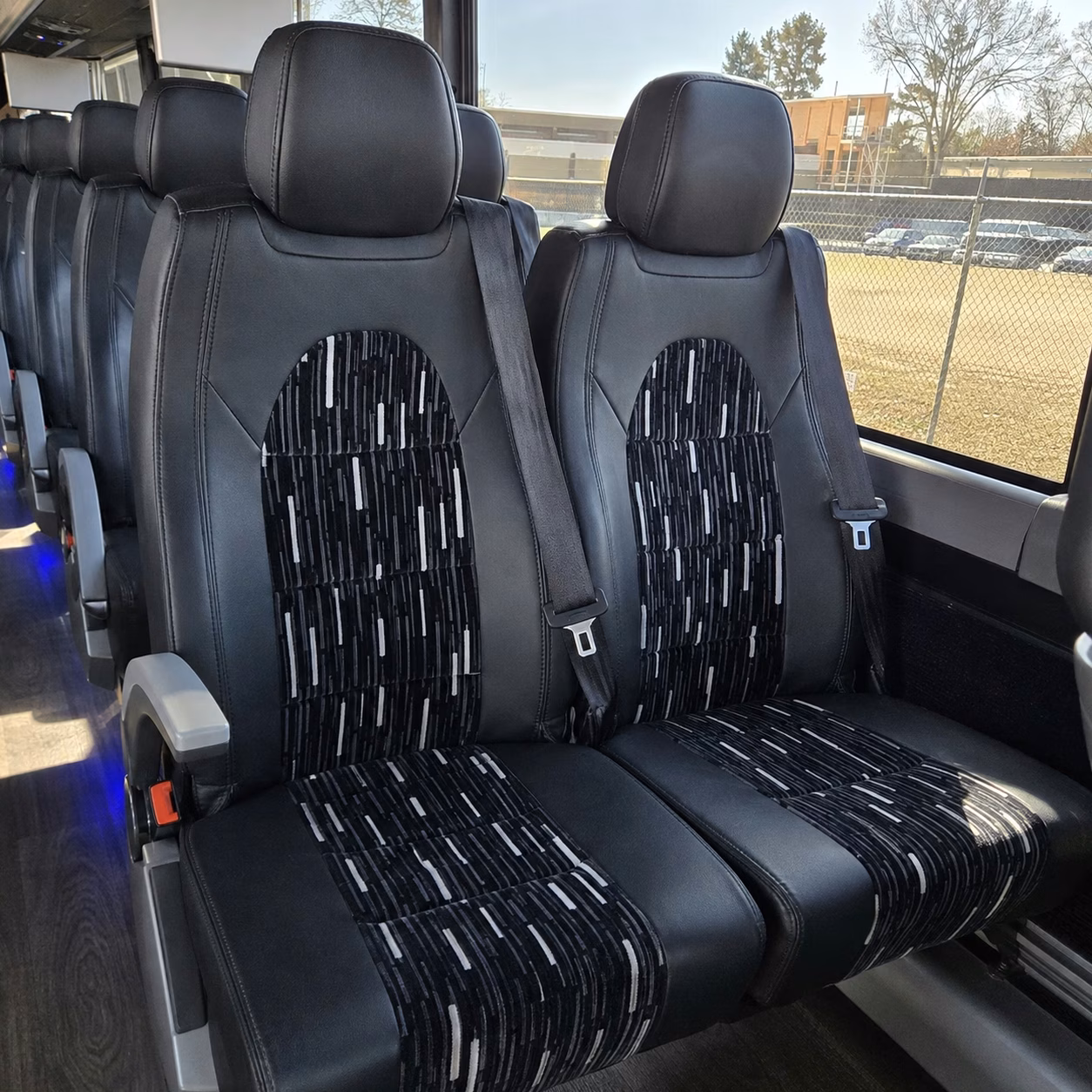 duluth charter bus inside