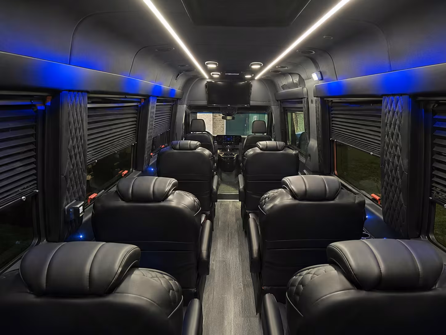 sprinter van with driver interior