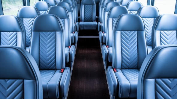 18 passenger minibus interior