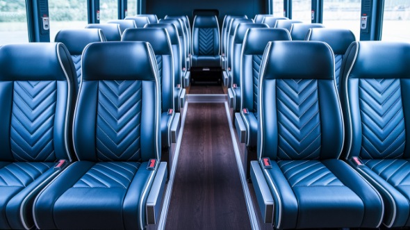 duluth 18 passenger minibus inside