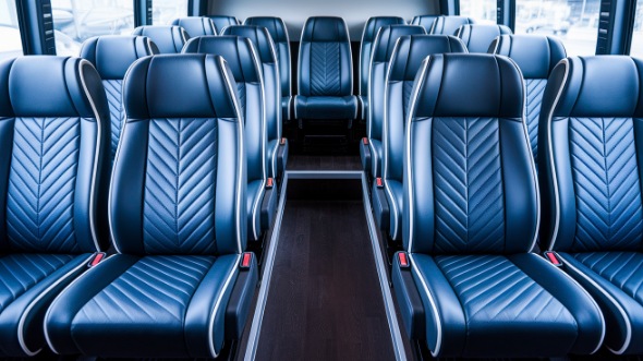 duluth 25 passenger minibus inside