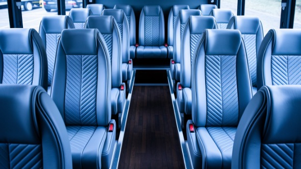 duluth 28 passenger minibus interior