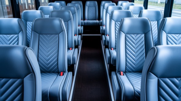 duluth 35 passenger minibus interior