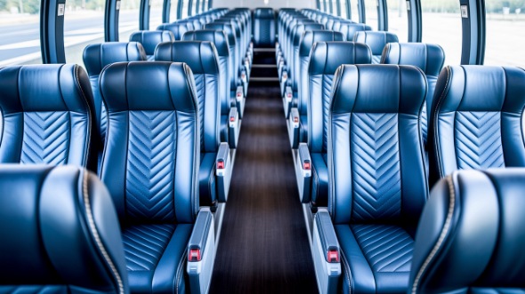 duluth 50 passenger charter bus inside