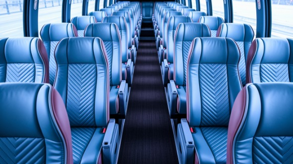 duluth 54 passenger charter bus interior