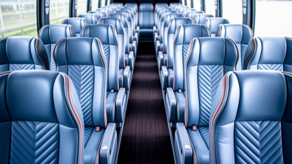 duluth 56 passenger charter bus interior