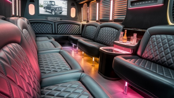 sprinter limo rental interior